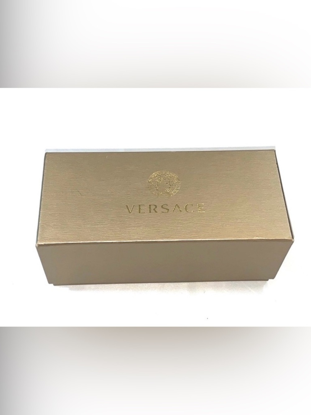 VERSACE  Sunglasses Storage Box Empty Gold Designer Eyewear Case Luxury Display